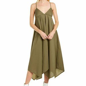J. CREW Poplin Handkerchief Maxi Dress